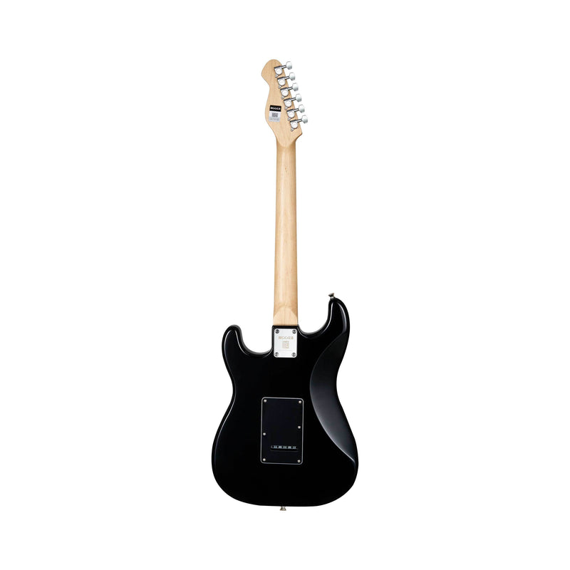-MOOER MSC11 ST-STYLE ELECTRIC GUITAR (BLACK)-Living Music
