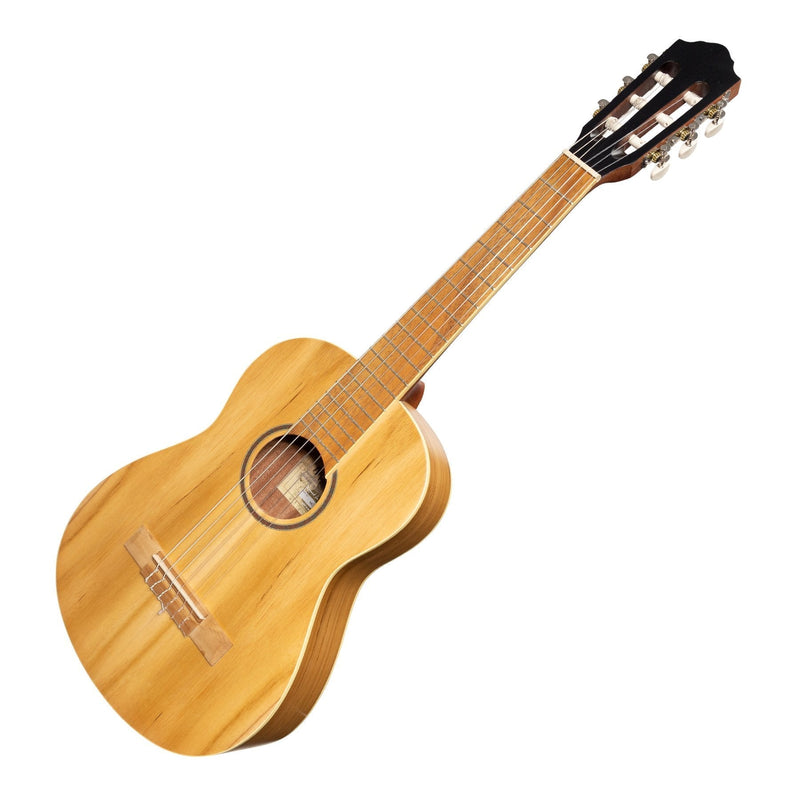 -Martinez 1/2 Size Student Classical Guitar Pack with Built In Tuner (Jati-Teakwood)-Living Music