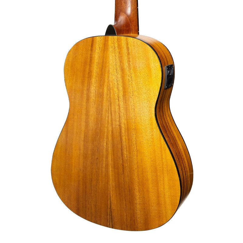 -Martinez 1/2 Size Student Classical Guitar Pack with Built In Tuner (Koa)-Living Music
