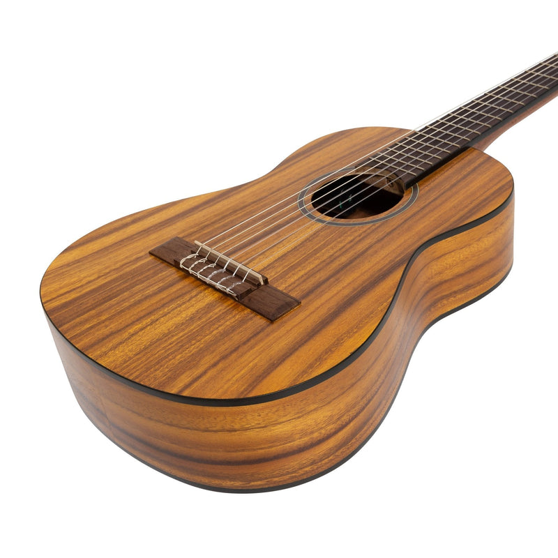 -Martinez 1/2 Size Student Classical Guitar Pack with Built In Tuner (Koa)-Living Music