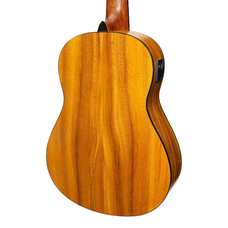 -Martinez 1/2 Size Student Classical Guitar Pack with Built In Tuner (Spruce/Koa)-Living Music