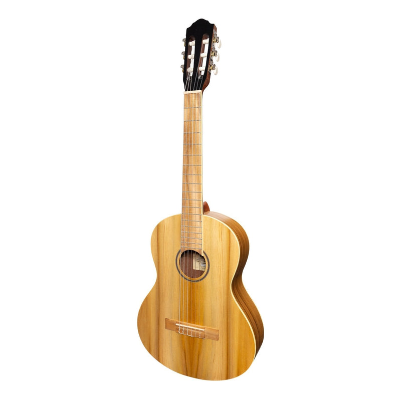 MP-34T-JTK-Martinez 3/4 Size Student Classical Guitar Pack with Built In Tuner (Jati-Teakwood)-Living Music