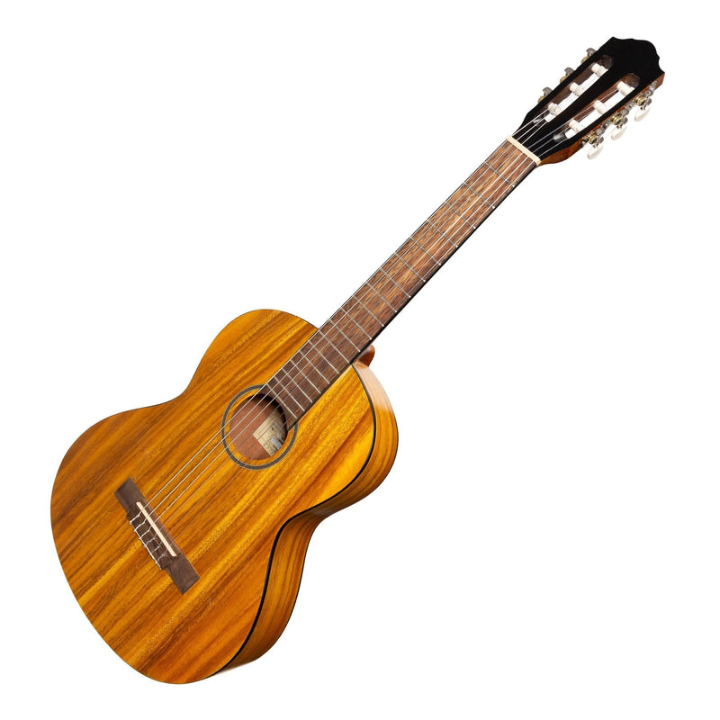 -Martinez 3/4 Size Student Classical Guitar Pack with Built In Tuner (Koa)-Living Music