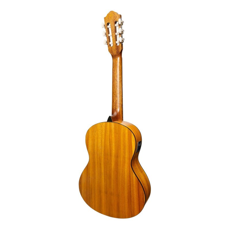 -Martinez 3/4 Size Student Classical Guitar Pack with Built In Tuner (Spruce/Koa)-Living Music