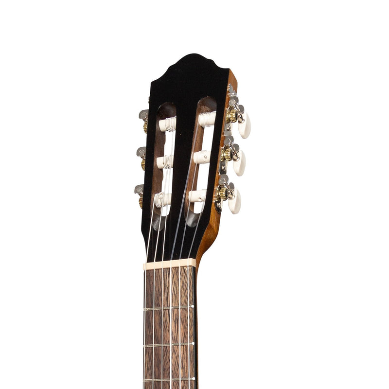 -Martinez 3/4 Size Student Classical Guitar Pack with Built In Tuner (Spruce/Koa)-Living Music