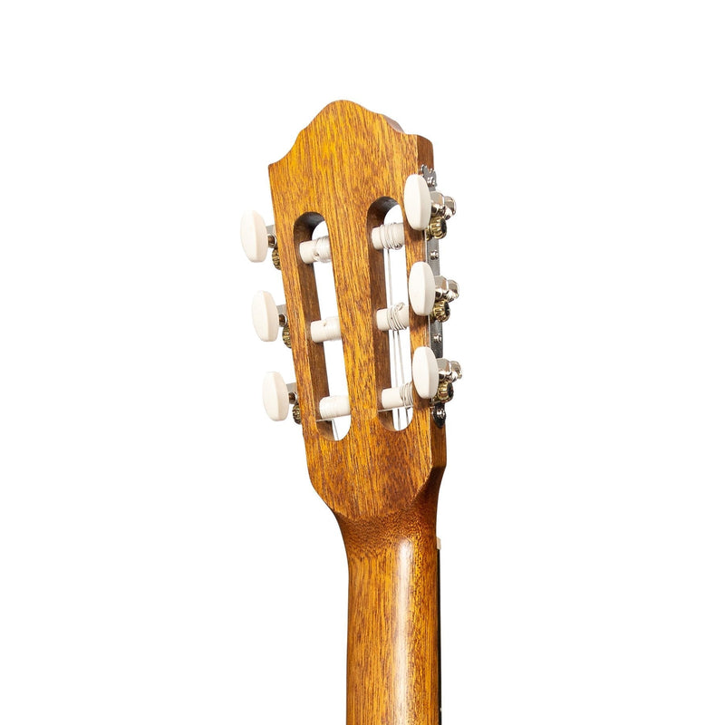 -Martinez 3/4 Size Student Classical Guitar Pack with Built In Tuner (Spruce/Koa)-Living Music