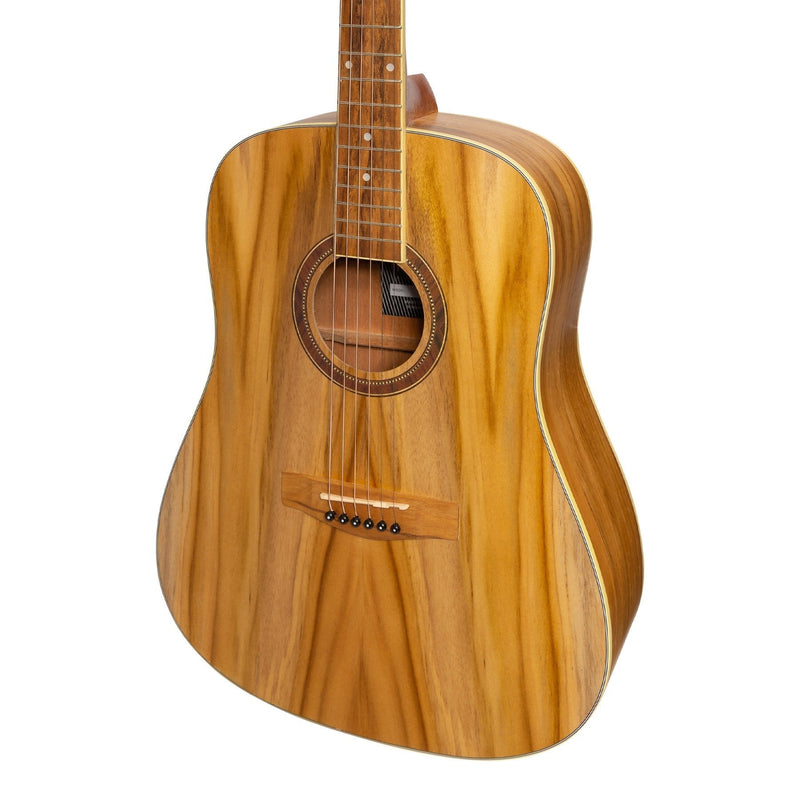 MD-41-JTK-Martinez '41 Series' Dreadnought Acoustic Guitar (Jati-Teakwood)-Living Music