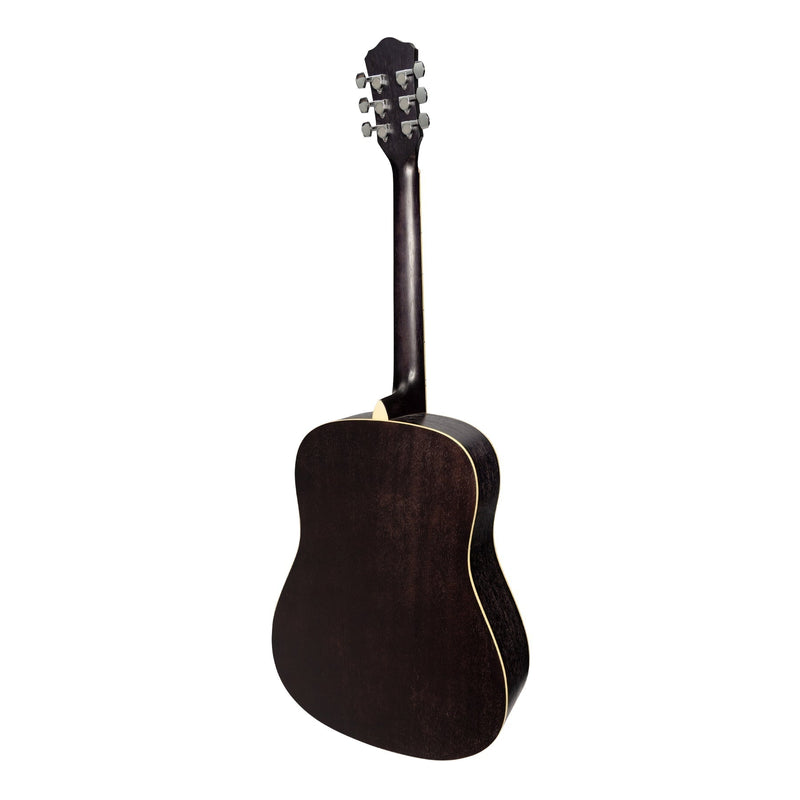 MP-D2-BLK-Martinez '41 Series' Dreadnought Acoustic Guitar Pack (Black)-Living Music