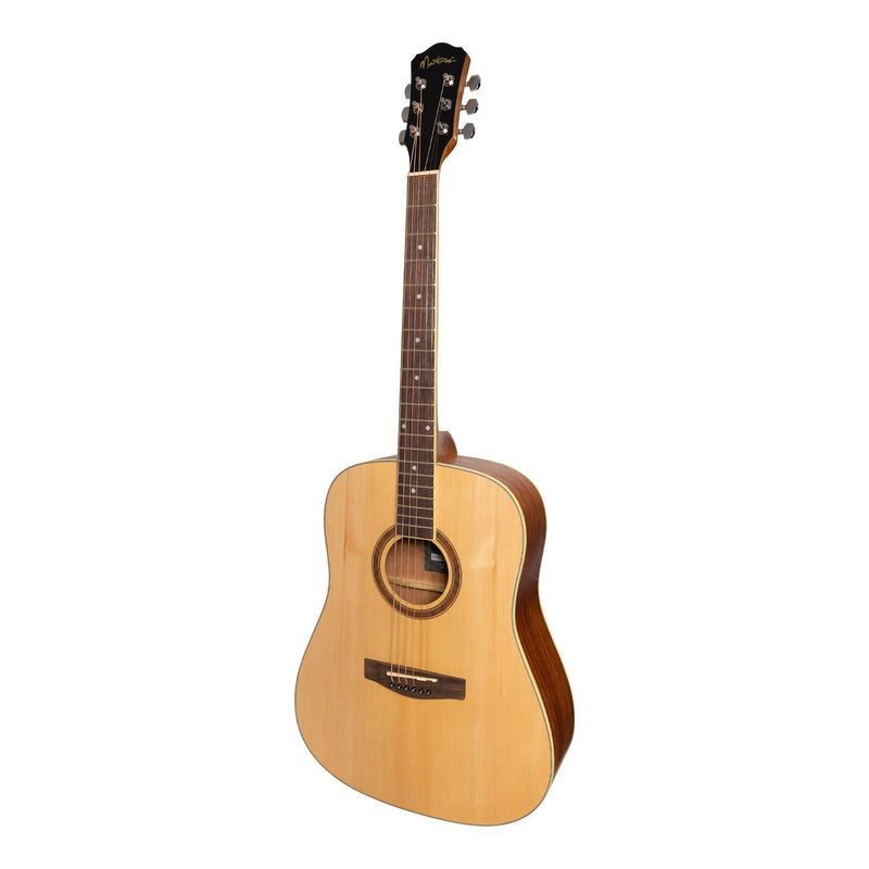 -Martinez '41 Series' Dreadnought Acoustic Guitar Pack (Spruce/Rosewood)-Living Music