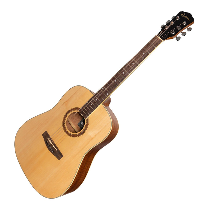 -Martinez '41 Series' Dreadnought Acoustic Guitar Pack (Spruce/Rosewood)-Living Music