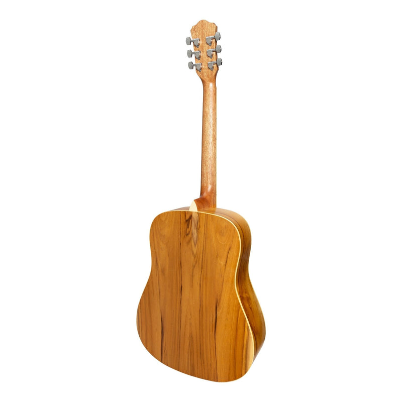 MD-41-SJ-Martinez '41 Series' Dreadnought Acoustic Guitar (Spruce/Jati-Teakwood)-Living Music