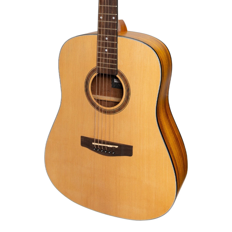 MD-41-SK-Martinez '41 Series' Dreadnought Acoustic Guitar (Spruce/Koa)-Living Music