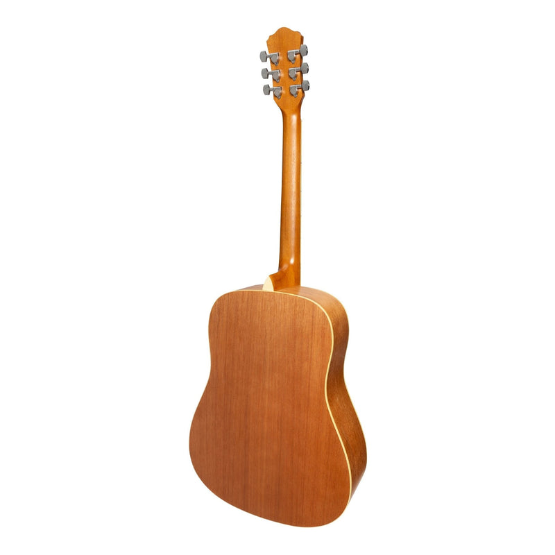 MD-41-TSB-Martinez '41 Series' Dreadnought Acoustic Guitar (Tobacco Sunburst)-Living Music