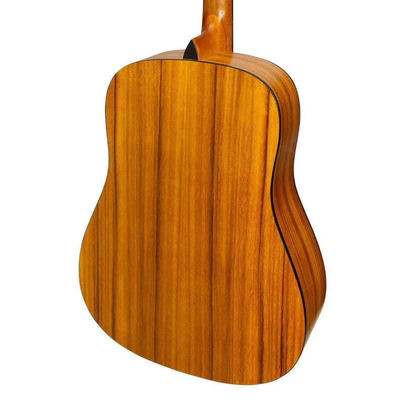 -Martinez '41 Series' Dreadnought Acoustic Guitar with Built-in Tuner (Koa)-Living Music