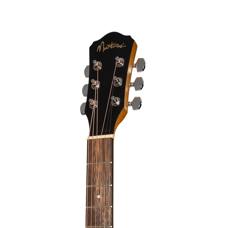 -Martinez '41 Series' Dreadnought Cutaway Acoustic-Electric Guitar Pack (Koa)-Living Music