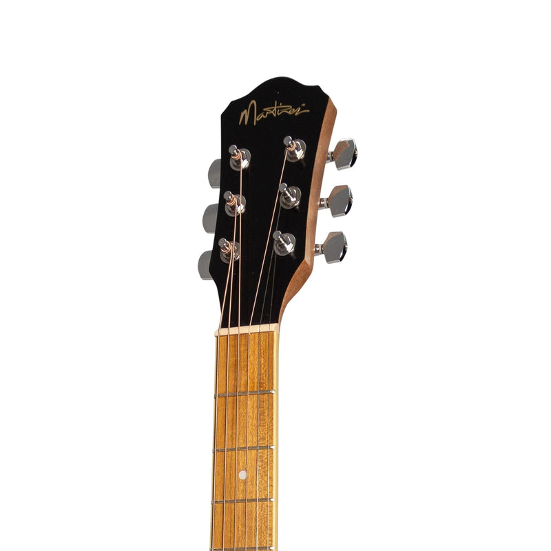 -Martinez '41 Series' Dreadnought Cutaway Acoustic-Electric Guitar Pack (Spruce/Jati-Teakwood)-Living Music