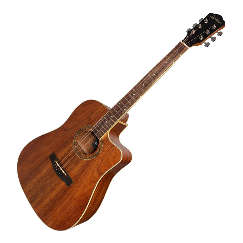 MDC-41-RWD-Martinez '41 Series' Dreadnought Cutaway Acoustic-Electric Guitar (Rosewood)-Living Music