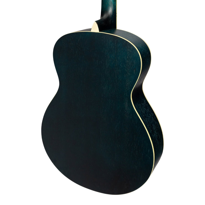 -Martinez '41 Series' Folk Size Acoustic Guitar (Blue)-Living Music