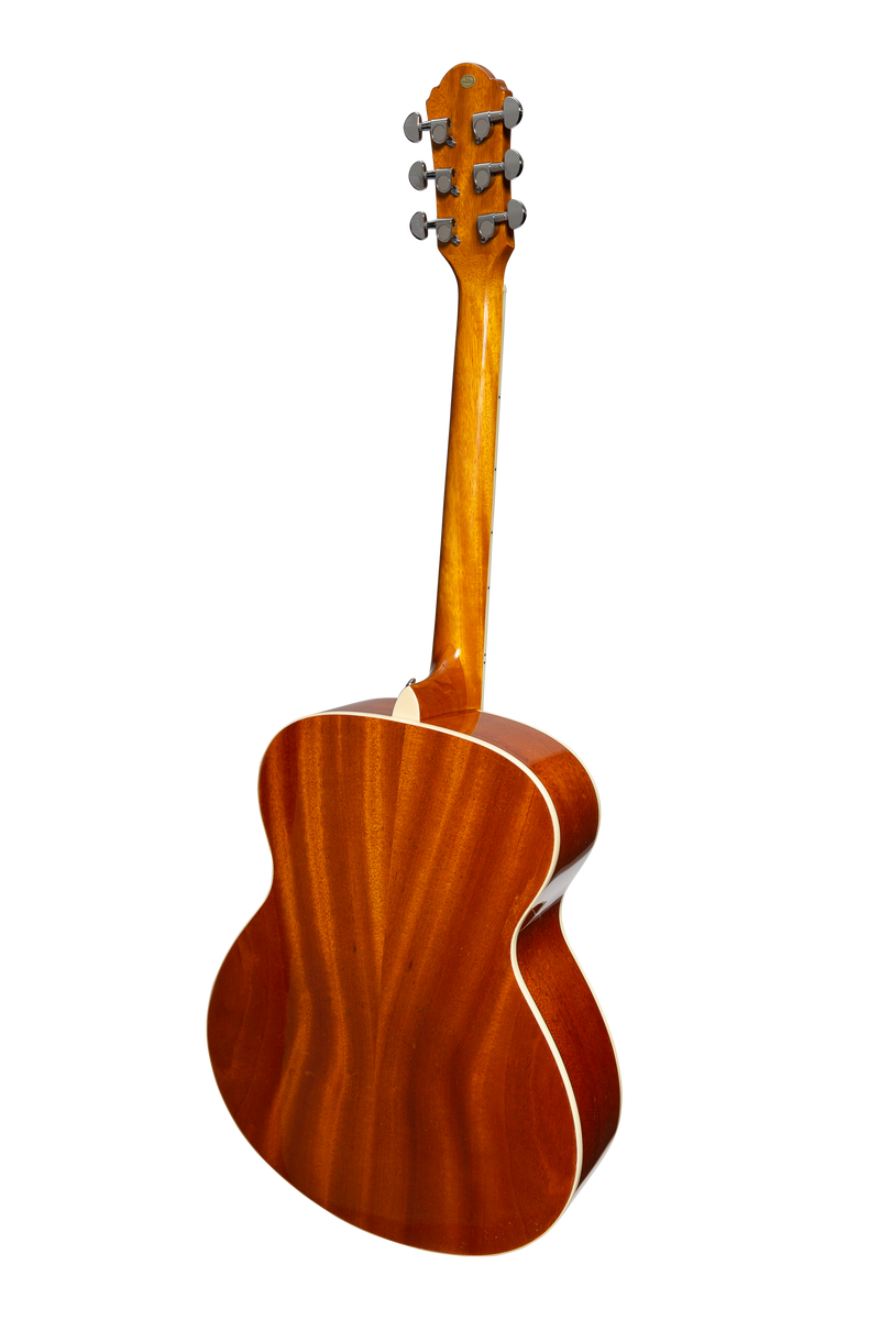 -Martinez '41 Series' Folk Size Acoustic Guitar (Gloss Mahogany)-Living Music