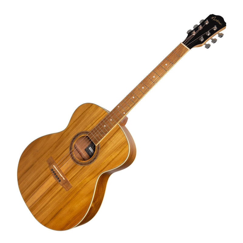 -Martinez '41 Series' Folk Size Acoustic Guitar Pack (Koa)-Living Music