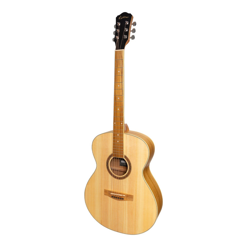 -Martinez '41 Series' Folk Size Acoustic Guitar Pack (Spruce/Jati-Teakwood)-Living Music