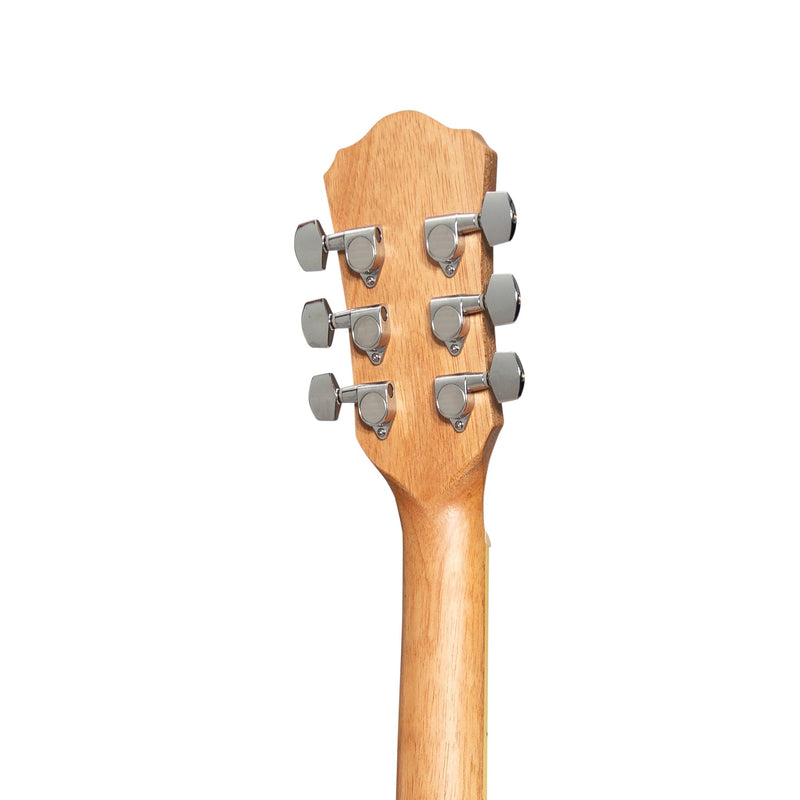 -Martinez '41 Series' Folk Size Acoustic Guitar Pack (Spruce/Jati-Teakwood)-Living Music
