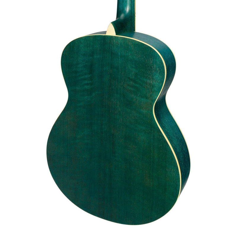 MP-F2-TGR-Martinez '41 Series' Folk Size Acoustic Guitar Pack (Teal Green)-Living Music