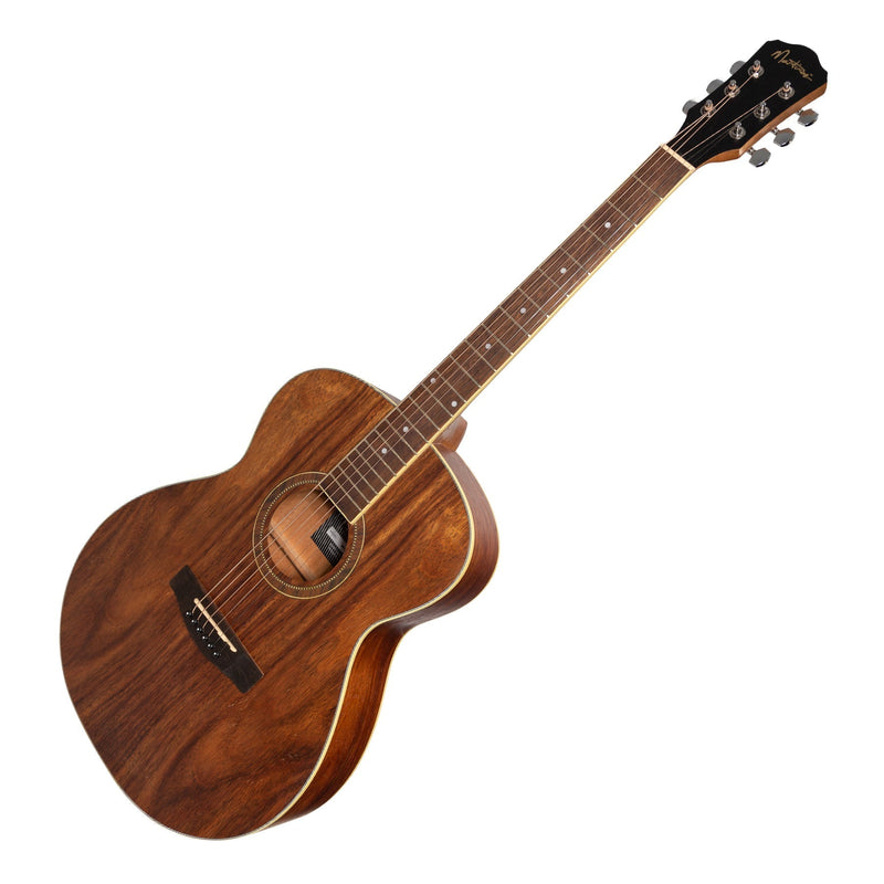 -Martinez '41 Series' Folk Size Acoustic Guitar Pack with Built-in Tuner (Rosewood)-Living Music
