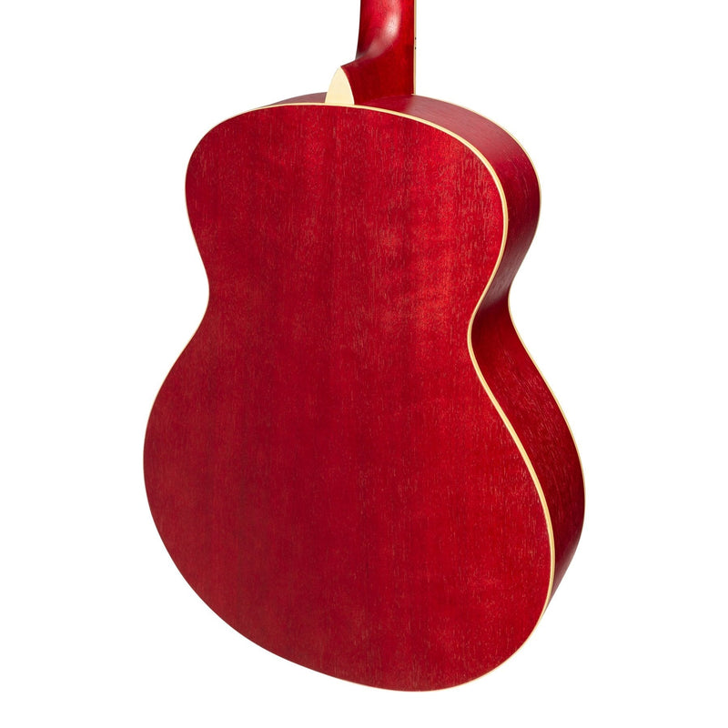 MF-41-PNK-Martinez '41 Series' Folk Size Acoustic Guitar (Strawberry Pink)-Living Music