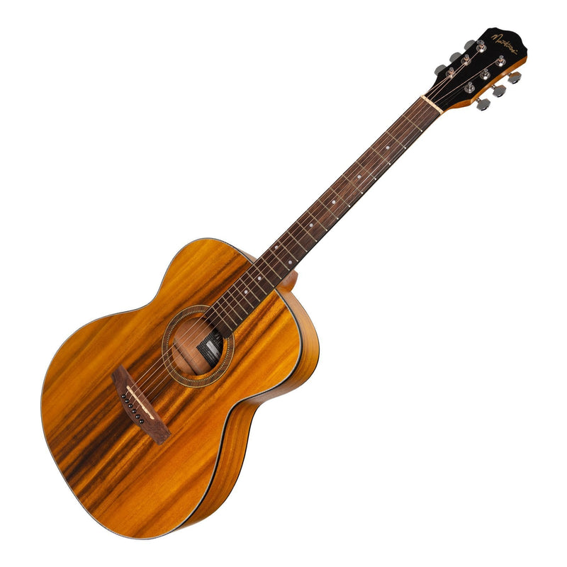 -Martinez '41 Series' Folk Size Acoustic Guitar with Built-in Tuner (Koa)-Living Music