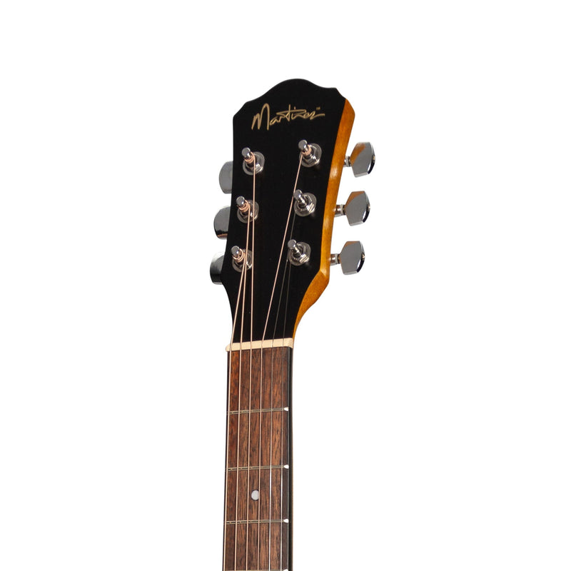 -Martinez '41 Series' Folk Size Cutaway Acoustic-Electric Guitar Pack (Koa)-Living Music
