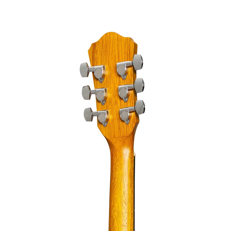 -Martinez '41 Series' Folk Size Cutaway Acoustic-Electric Guitar Pack (Koa)-Living Music