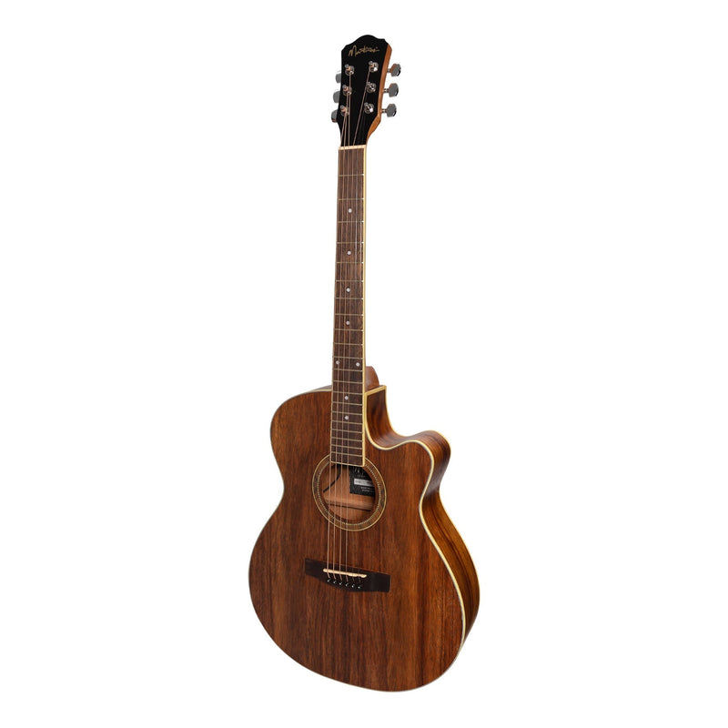 -Martinez '41 Series' Folk Size Cutaway Acoustic-Electric Guitar Pack (Rosewood)-Living Music
