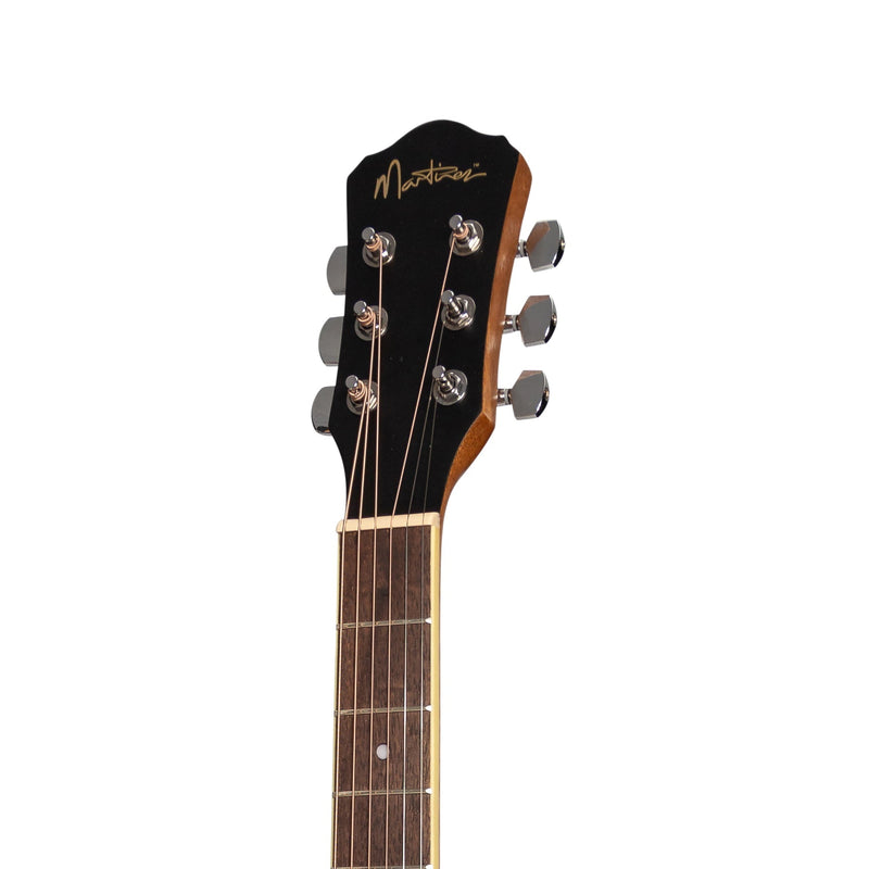 -Martinez '41 Series' Folk Size Cutaway Acoustic-Electric Guitar Pack (Spruce/Rosewood)-Living Music