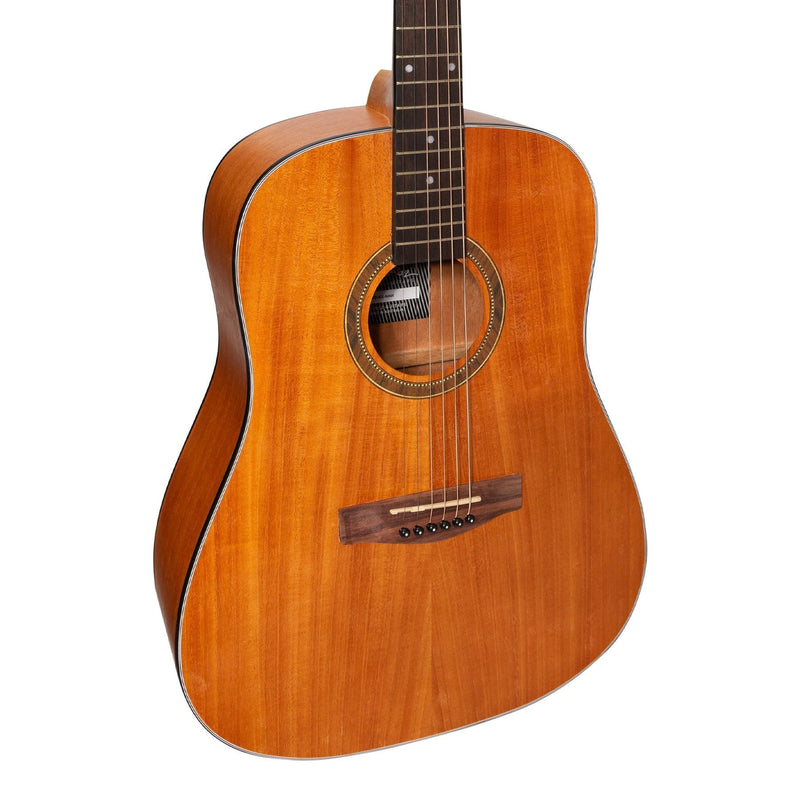 MD-41L-MAH-Martinez '41 Series' Left Handed Dreadnought Acoustic Guitar (Mahogany)-Living Music