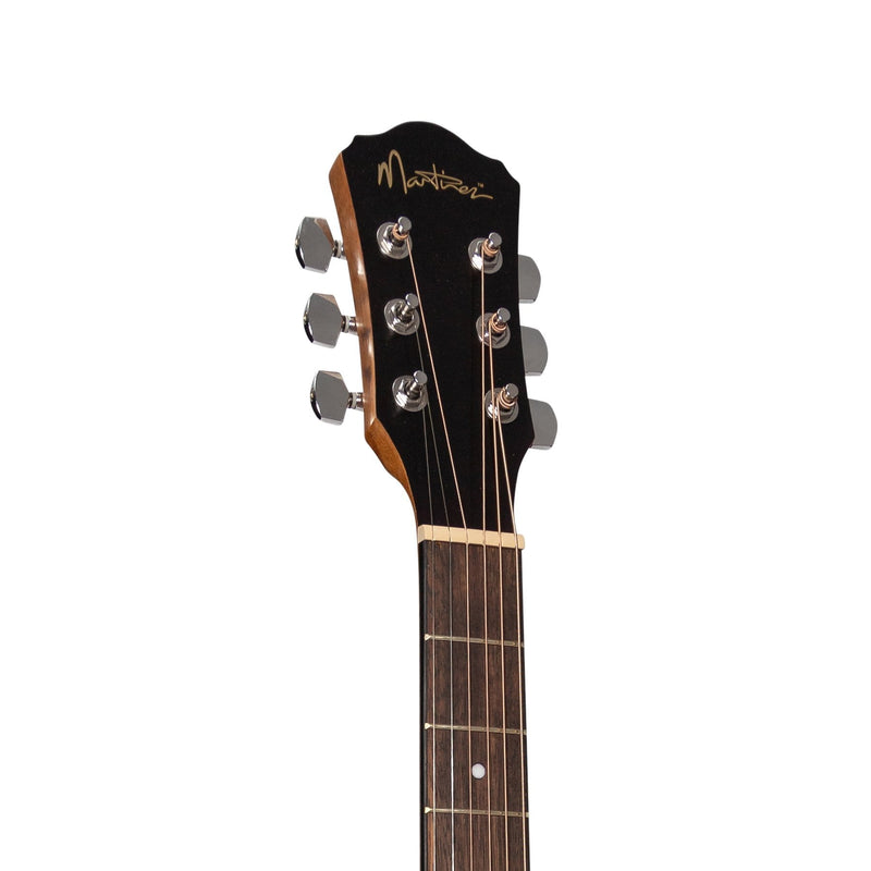 MD-41L-MAH-Martinez '41 Series' Left Handed Dreadnought Acoustic Guitar (Mahogany)-Living Music