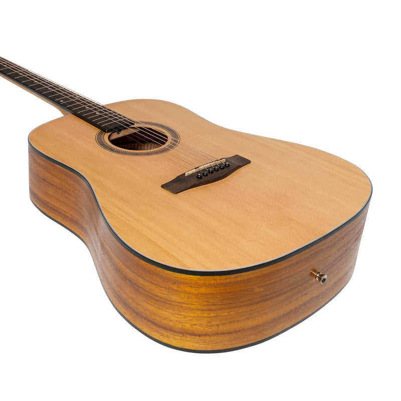 MD-41L-SK-Martinez '41 Series' Left Handed Dreadnought Acoustic Guitar (Spruce/Koa)-Living Music