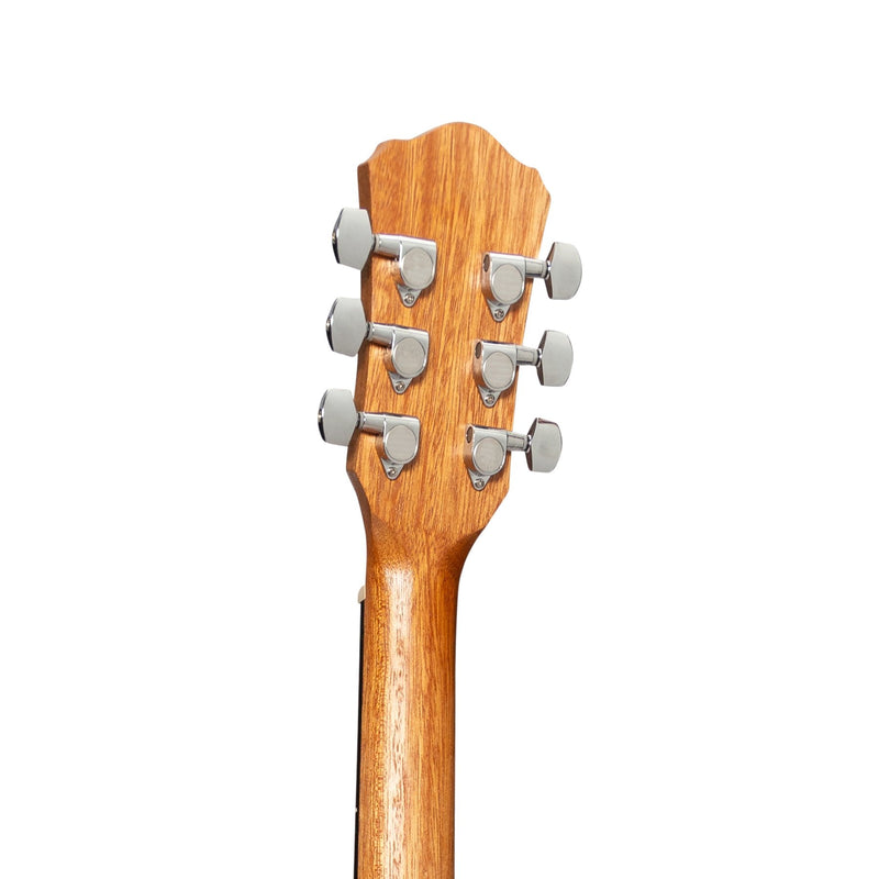 MF-41L-MAH-Martinez '41 Series' Left Handed Folk Size Acoustic Guitar (Mahogany)-Living Music