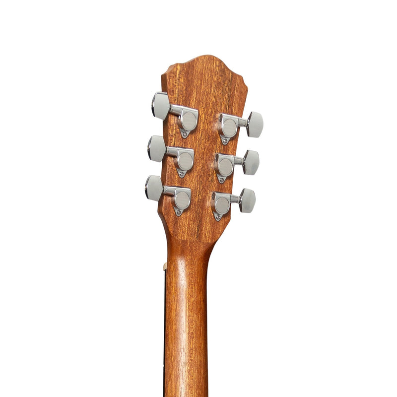 MFC-41L-MAH-Martinez '41 Series' Left Handed Folk Size Cutaway Acoustic-Electric Guitar (Mahogany)-Living Music