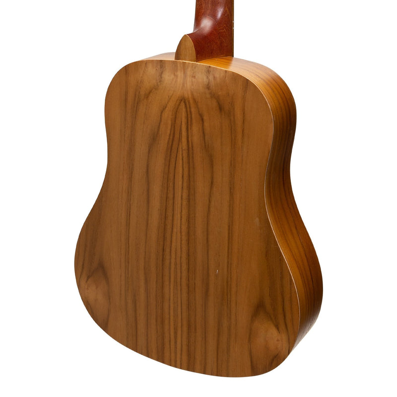 MZ-BT2-JTK-Martinez Acoustic Babe Traveller Guitar (Jati-Teakwood)-Living Music