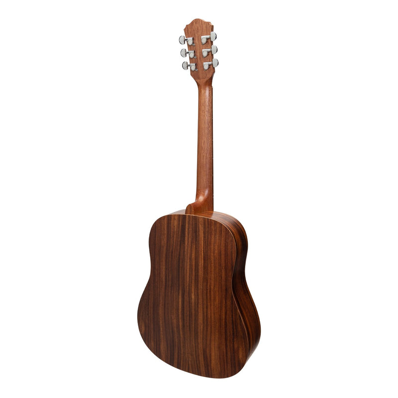 MZP-MT2-RWD-Martinez Acoustic-Electric Middy Traveller Guitar (Rosewood)-Living Music