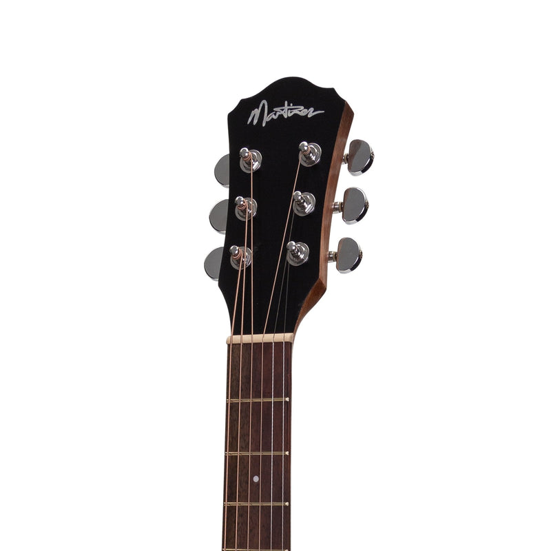 MZP-MT2-RWD-Martinez Acoustic-Electric Middy Traveller Guitar (Rosewood)-Living Music