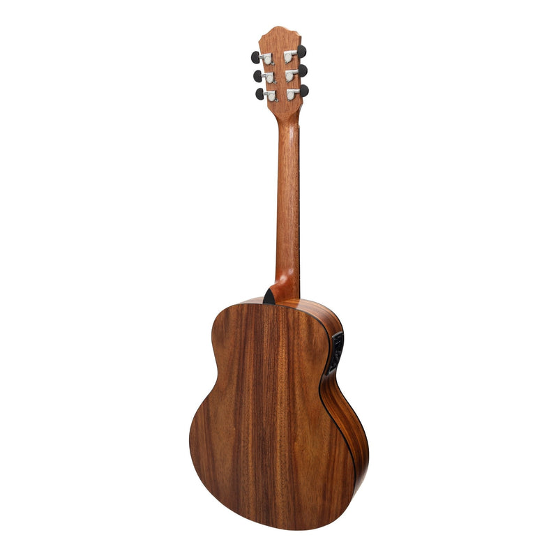 MZPT-SS2-RWD-Martinez Acoustic-Electric Short Scale Guitar with Built-In Tuner (Rosewood)-Living Music