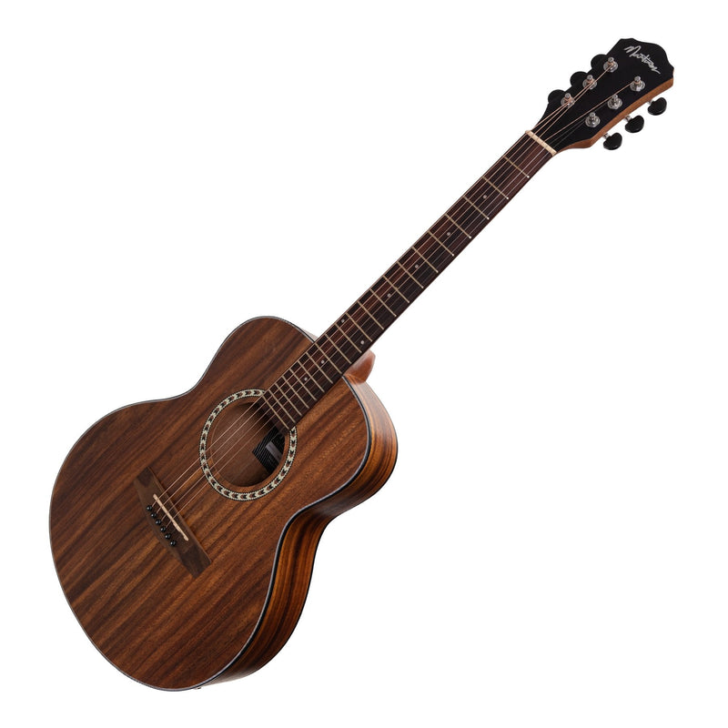 MZPT-SS2-RWD-Martinez Acoustic-Electric Short Scale Guitar with Built-In Tuner (Rosewood)-Living Music