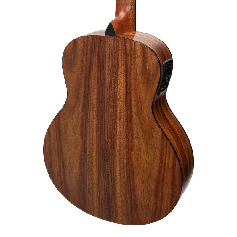 MZPT-SS2-RWD-Martinez Acoustic-Electric Short Scale Guitar with Built-In Tuner (Rosewood)-Living Music