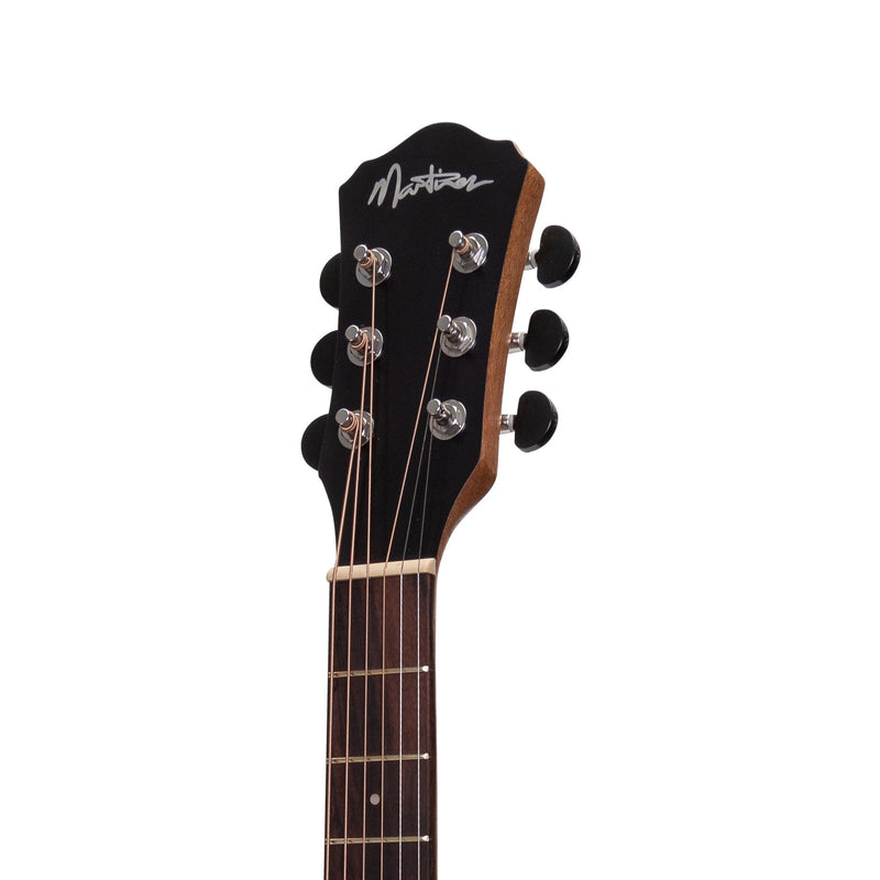 MZPT-SS2-RWD-Martinez Acoustic-Electric Short Scale Guitar with Built-In Tuner (Rosewood)-Living Music