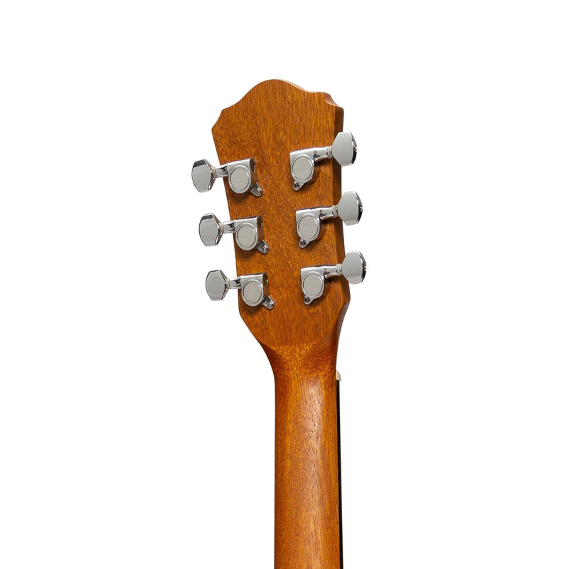 -Martinez Acoustic 'Little-Mini' Folk Guitar (Koa)-Living Music