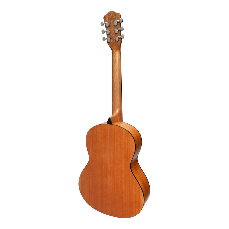 -Martinez Acoustic 'Little-Mini' Folk Guitar (Mahogany)-Living Music