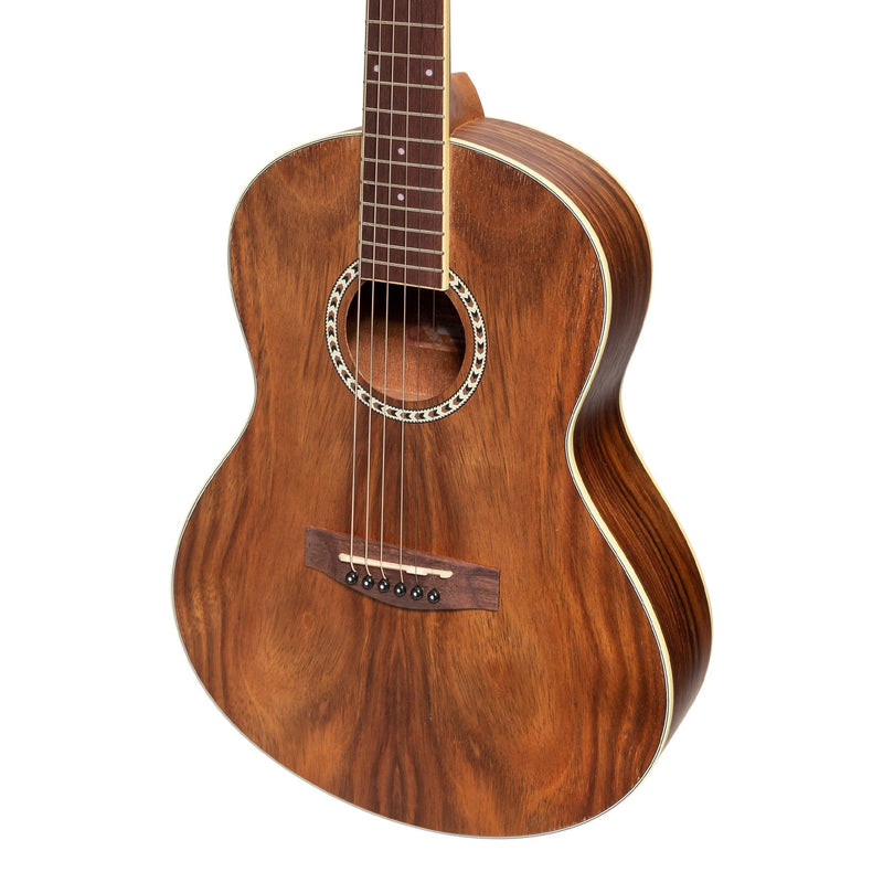 -Martinez Acoustic 'Little-Mini' Folk Guitar (Rosewood)-Living Music