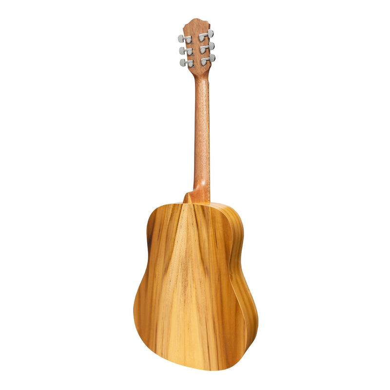 MZ-MT2-JTK-Martinez Acoustic Middy Traveller Guitar (Jati-Teakwood)-Living Music